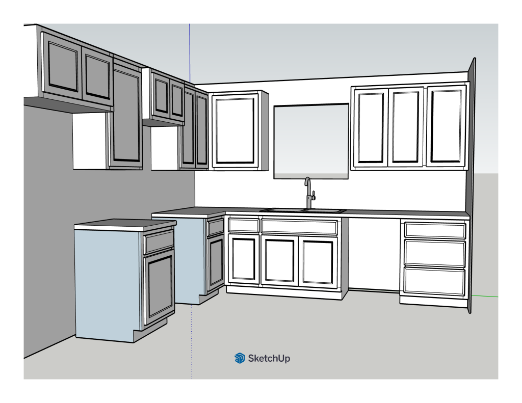 Scaled 3d sketch